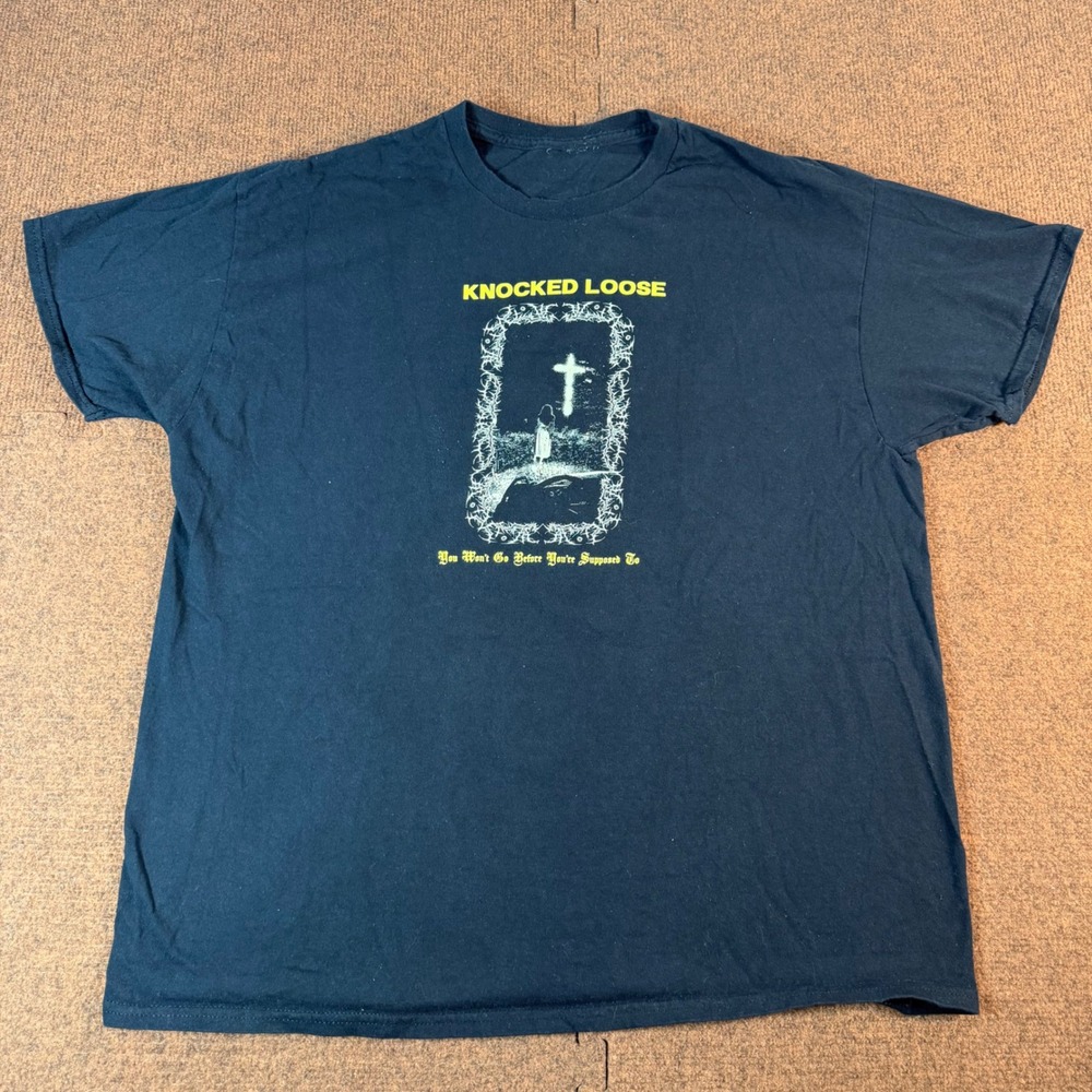 Knocked Loose You Won't Go Before You're Supposed To Band T-Shirt Black XL 2909